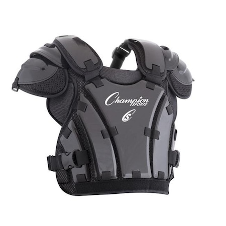 Champion Sports Champion Sports P235 14.5 in. Armor Style Chest Protector; Black P235